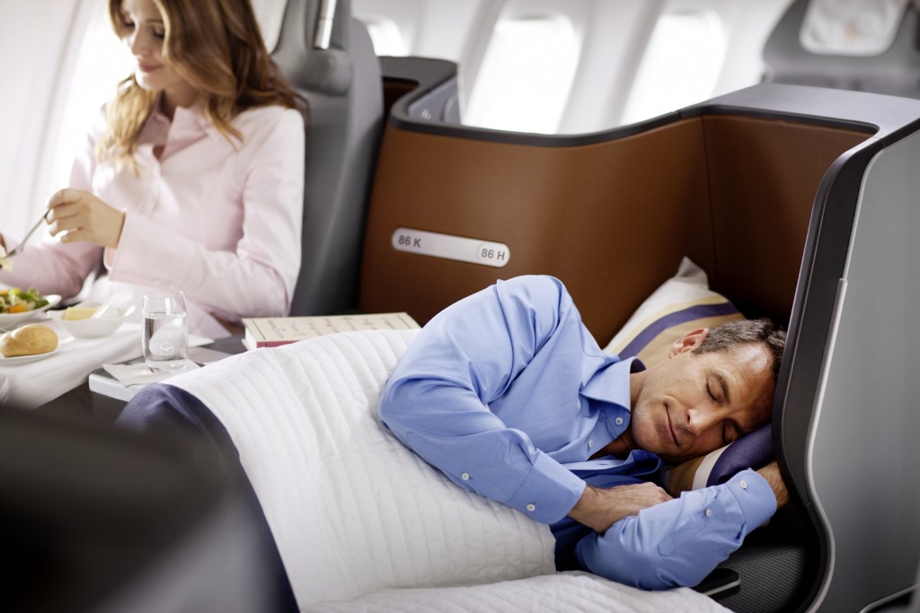 Entspanntes Reisen in der Lufthansa Business Class