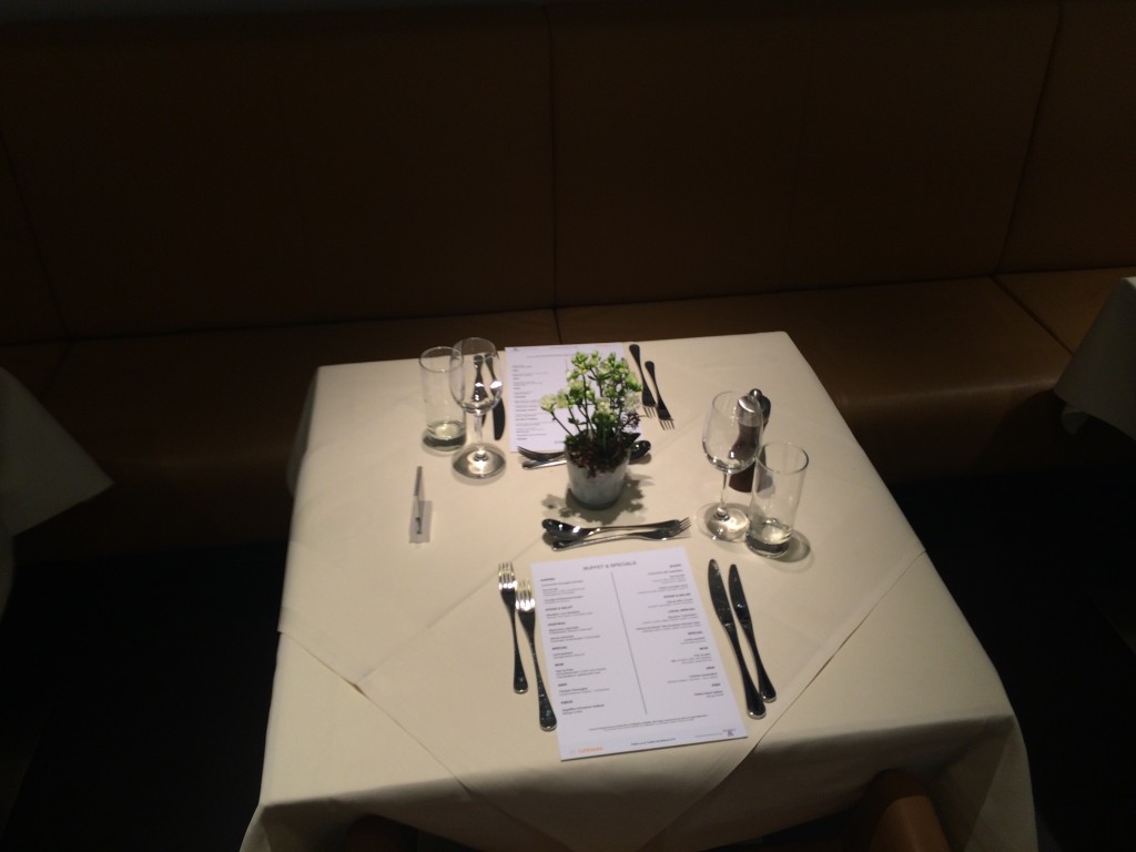 Lufthansa First Class Lounge Restaurant