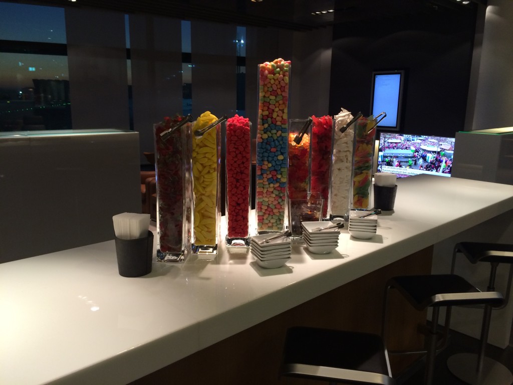 Lufthansa First Class Lounge Candy Bar