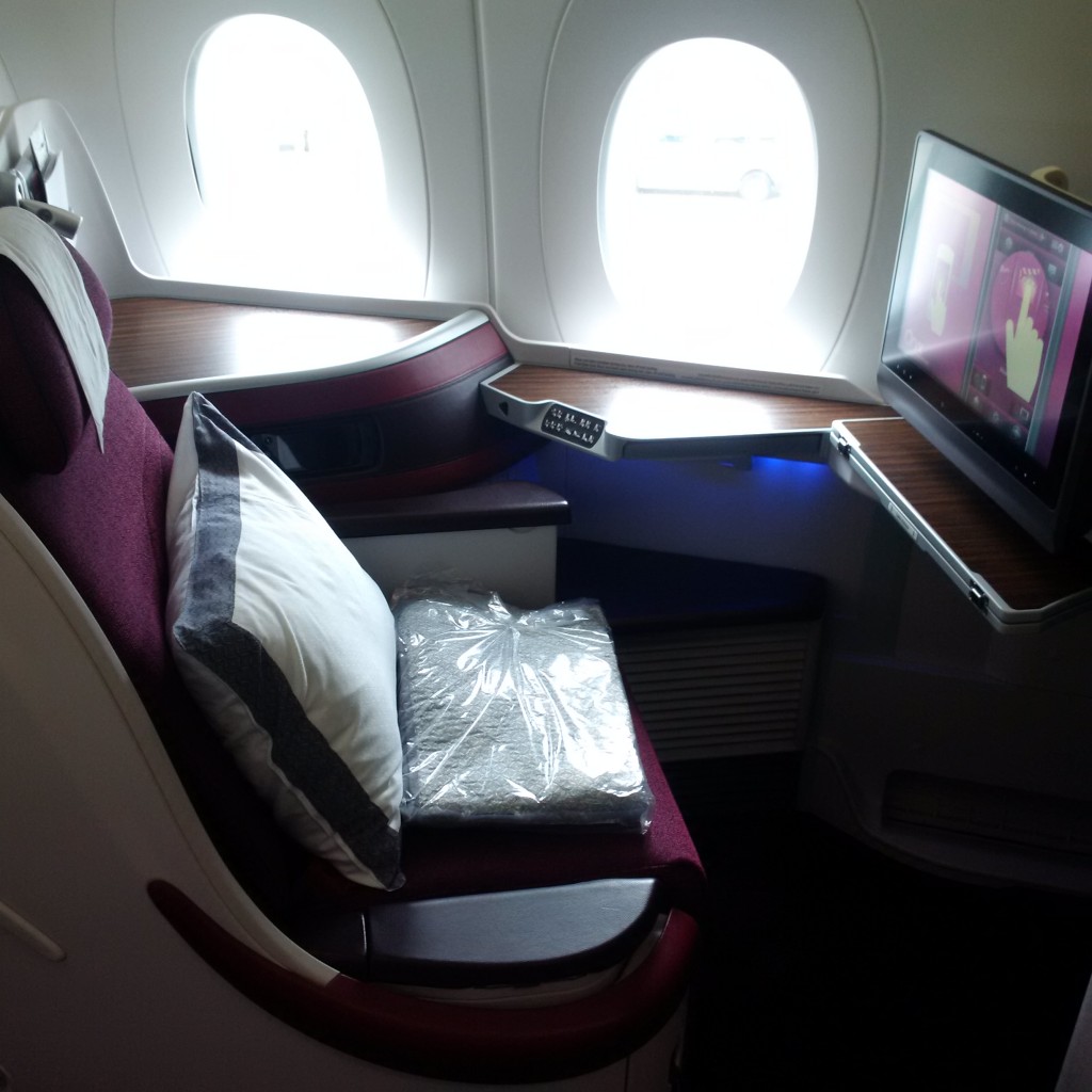 Qatar Airways Business Class A350 Sitz