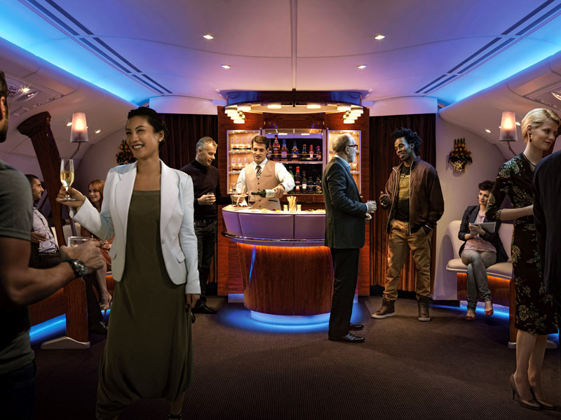 Emirates First Class Partner Sale - On Board Bar
