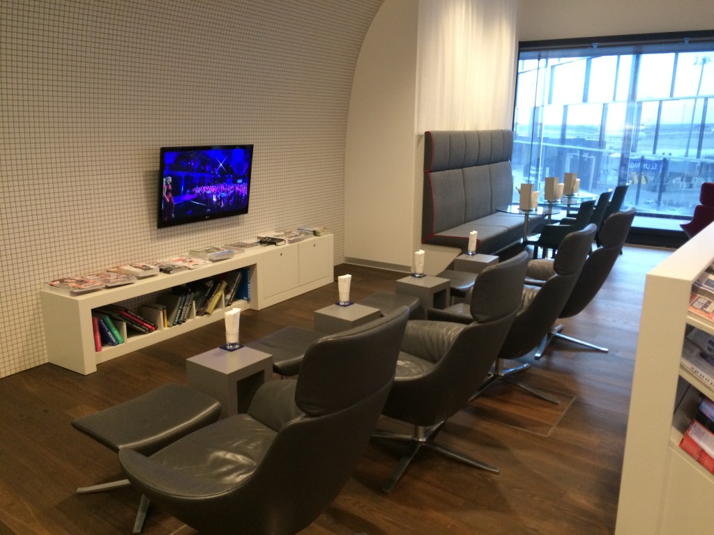 Austrian HON Circle Lounge TV Area