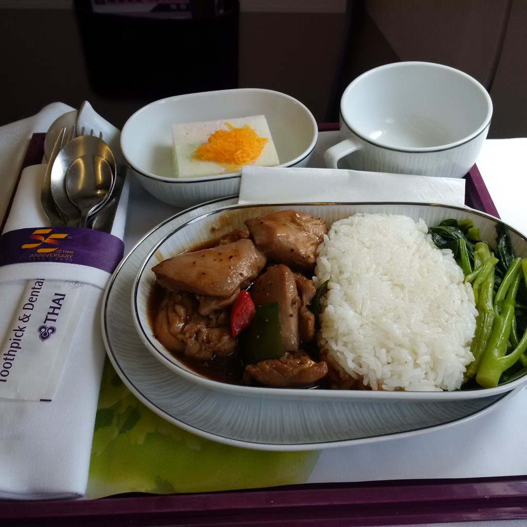 Thai Airways Business Class Bangkok - Phuket Essen