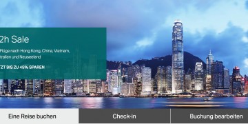 Cathay Pacific 72 Stunden Sale