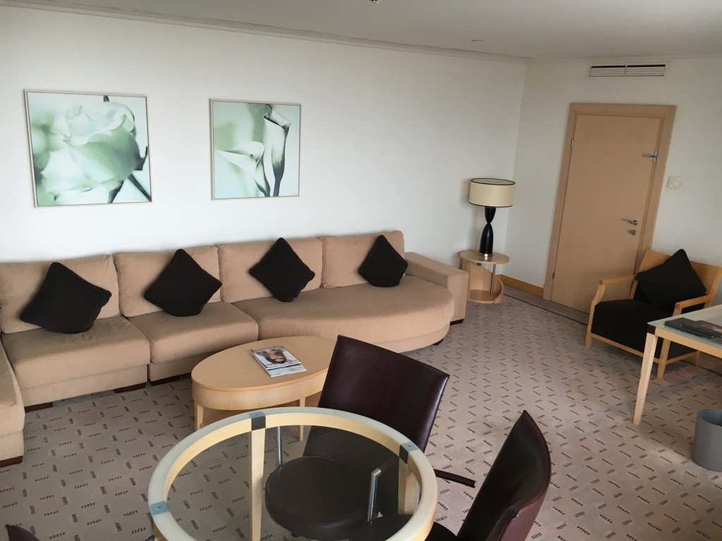 Penthouse Suite Wohnzimmer im Hilton Wien