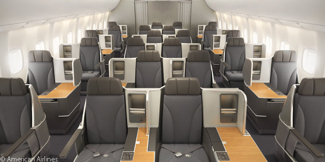 Business Class Angebote in die USA American Airlines Business