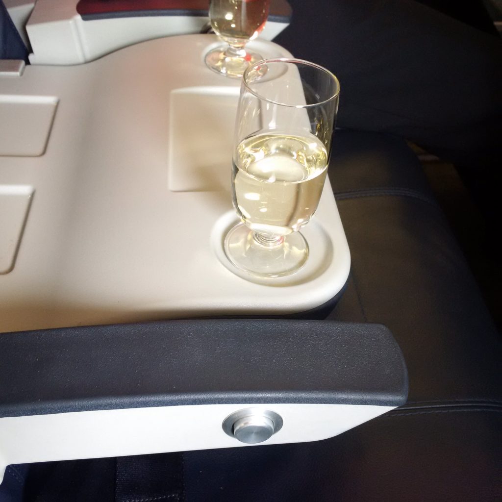 Aegean Airlines Business Class Welcome Drink