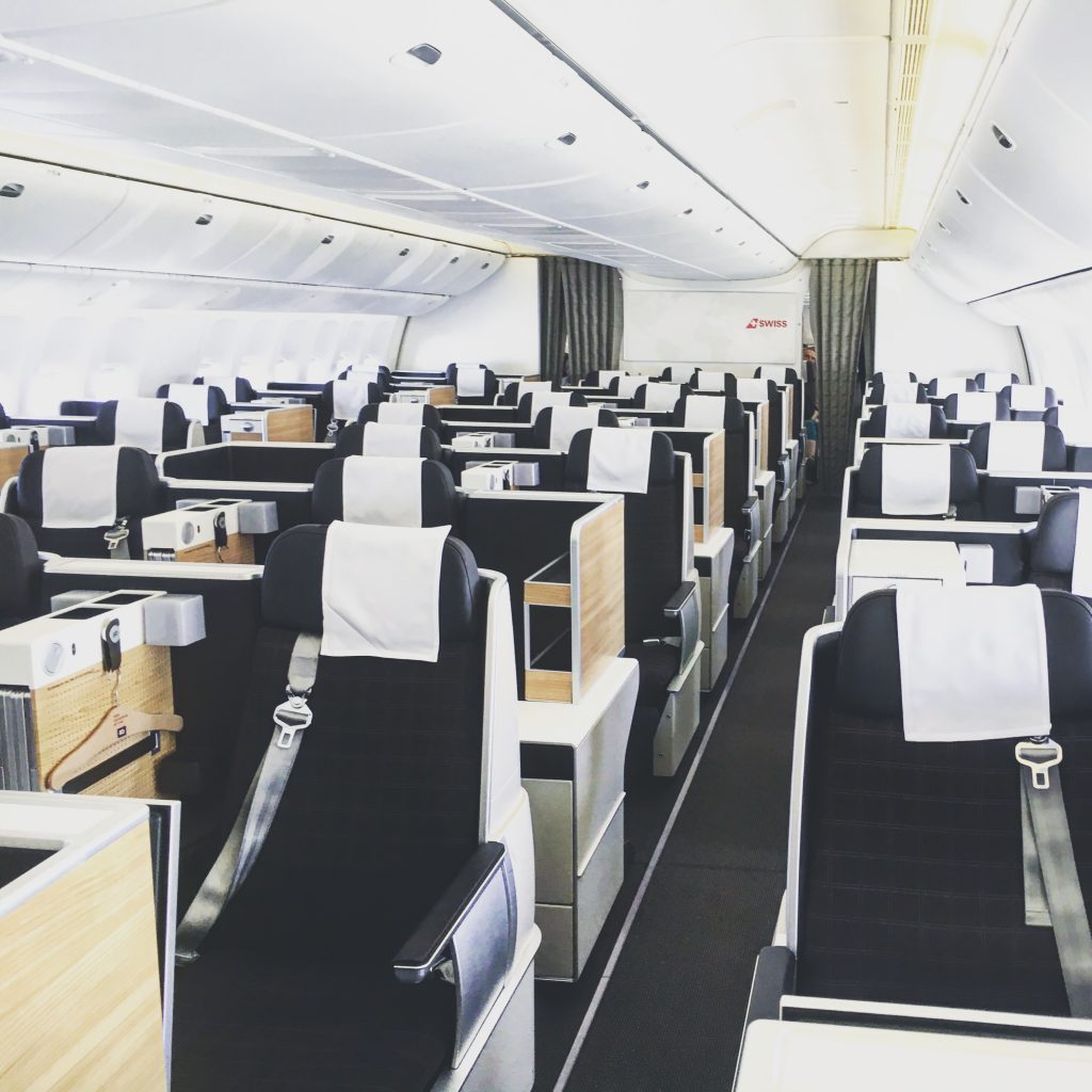 SWISS Boeing 777 Business Class KAbine