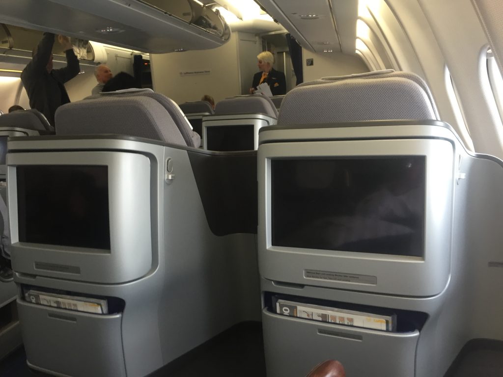 Lufthansa Business Class- Sitz