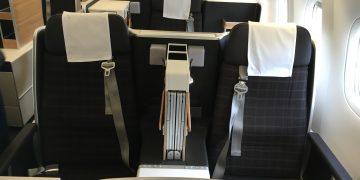 SWISS Boeing 777 Business Class Kabine