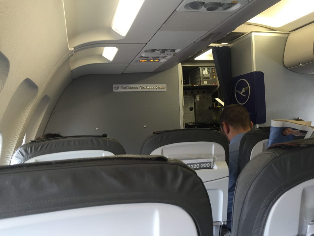 Lufthansa Business Class- Kabine