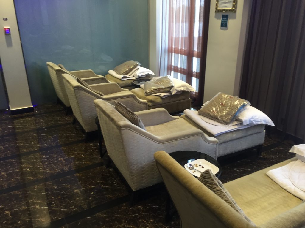Oman Air Lounge Muscat - Schlafbereich