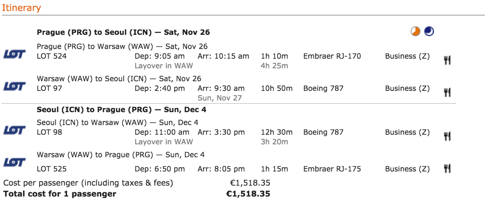 Lufthansa Statusmeilen mit LOT sammeln