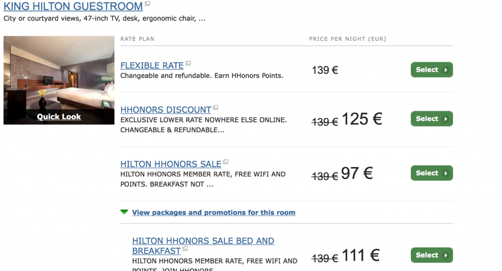 Hilton Flash Sale Hilton Berlin