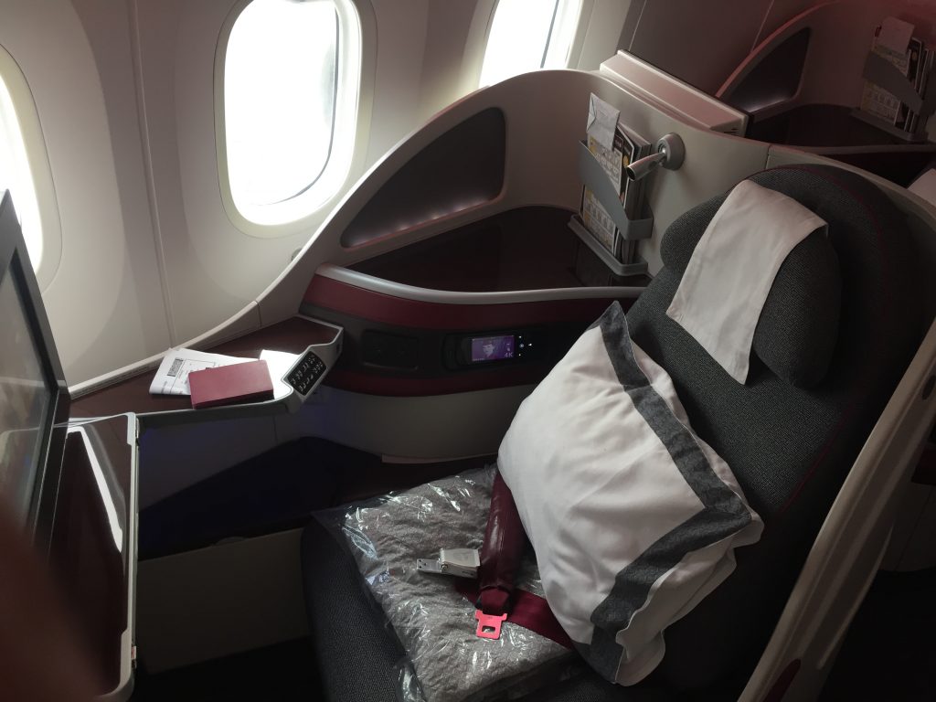 Qatar Airways Business Class - Fenstersitz