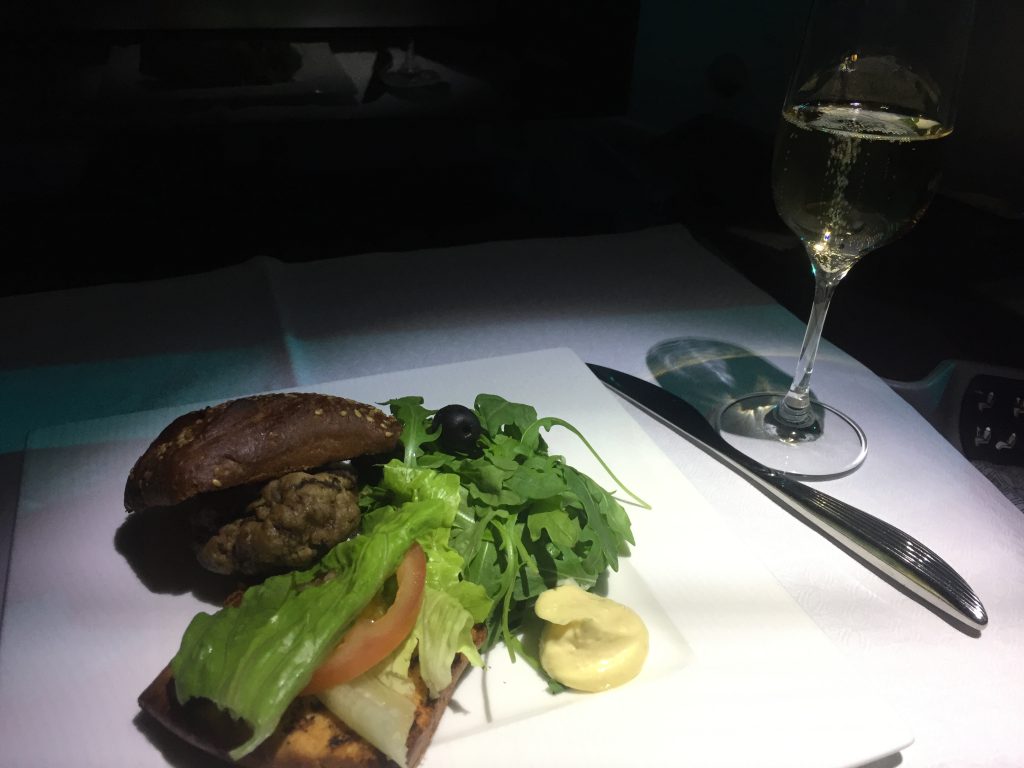 Qatar Airways Business Class- Snack