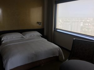 Millennium Hilton Bangkok Panorama Suite Schlafbereich