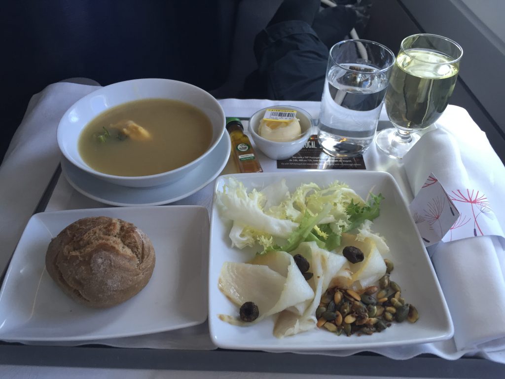 TAP Portugal Business Class Catering