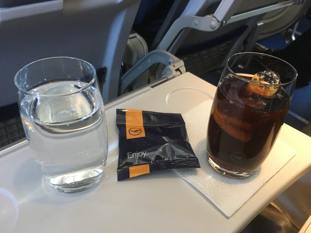 Lufthansa Business Class Aperitif