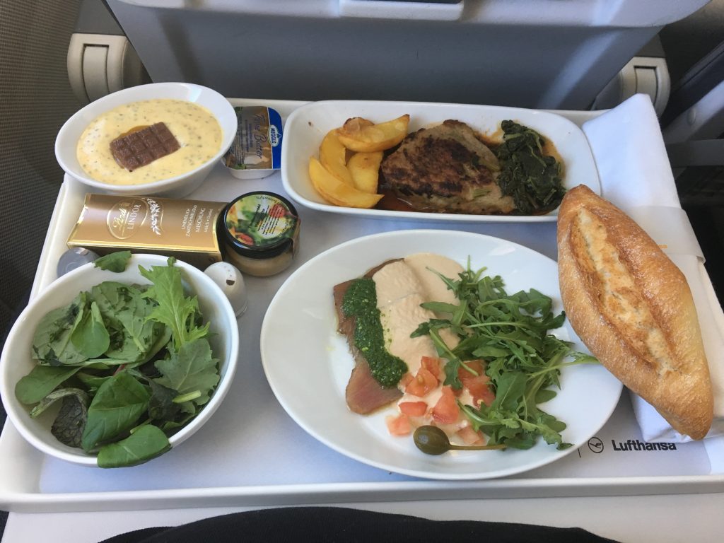 Lufthansa Business Class Catering