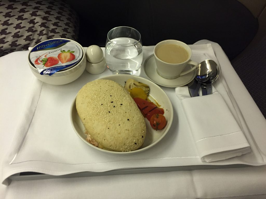 Singapore Airlines Business Class Catering