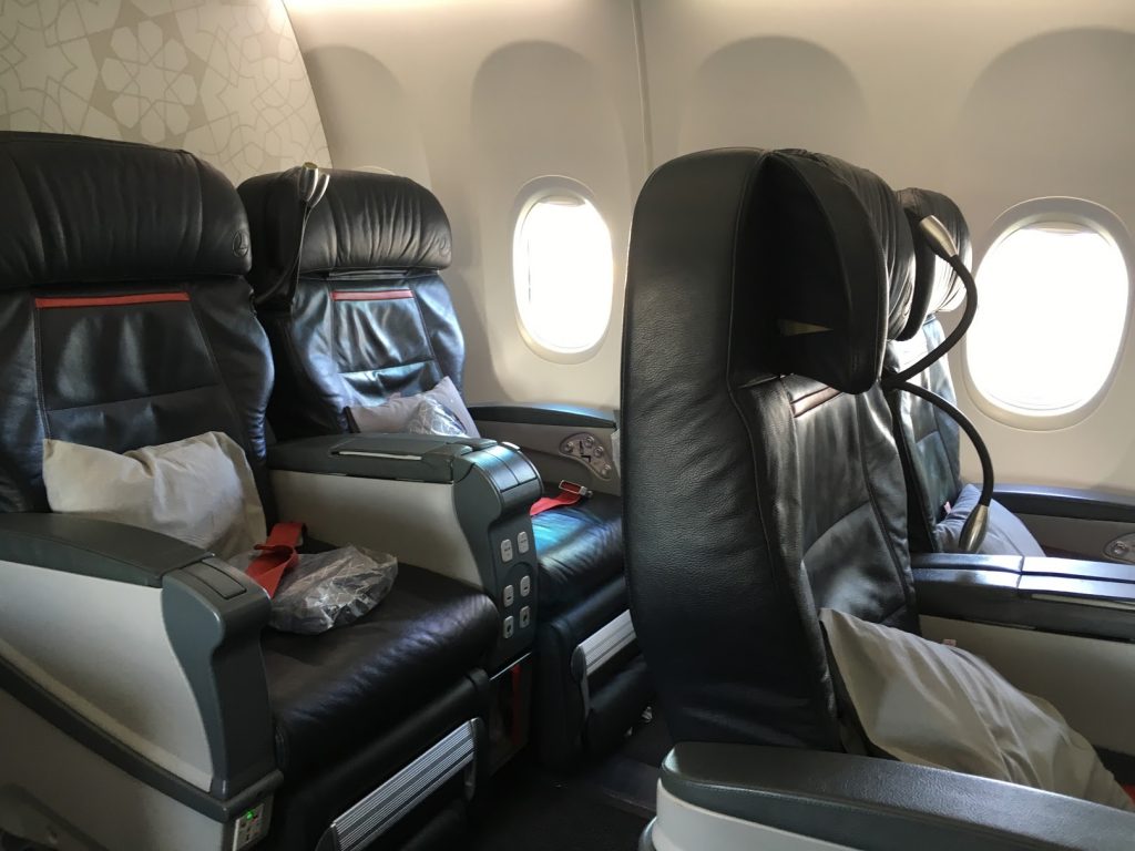 Turkish Airlines European Business Class Sitz