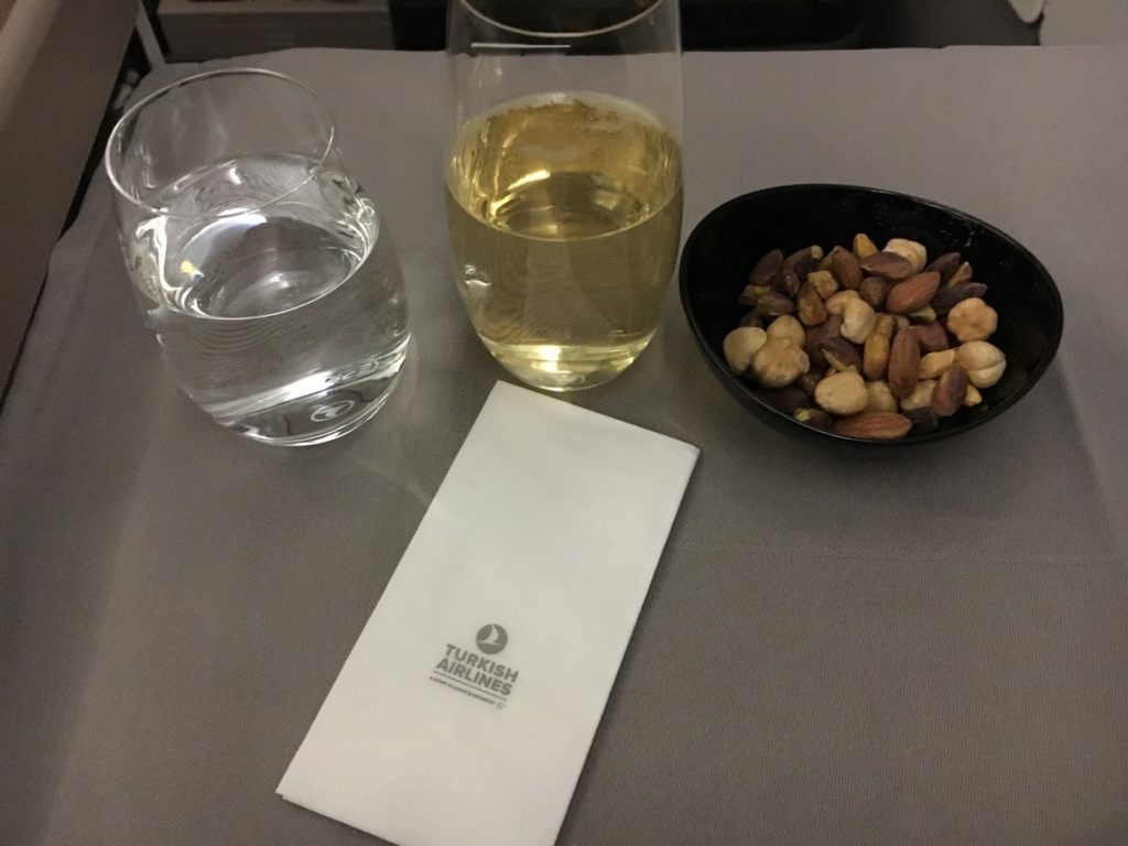 Turkish Airlines Business Class Aperitif