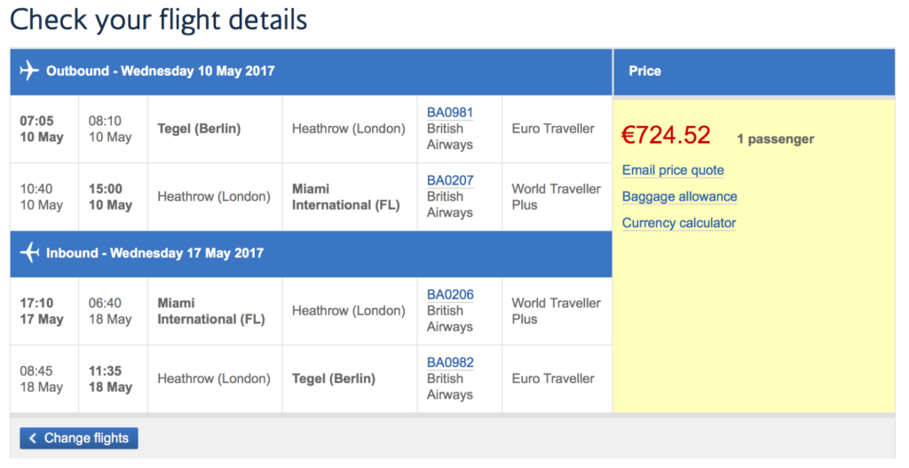 British Airways Premium Economy Class Angebote