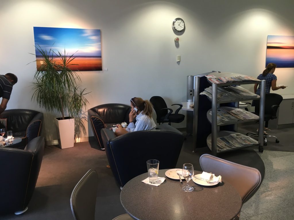 Lufthansa Lounge Athen Sessel