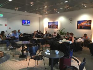 Lufthansa Lounge Athen Sitzgelegenheiten