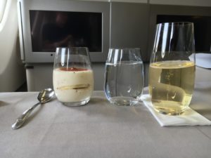 Turkish Airlines Business Class Dessert