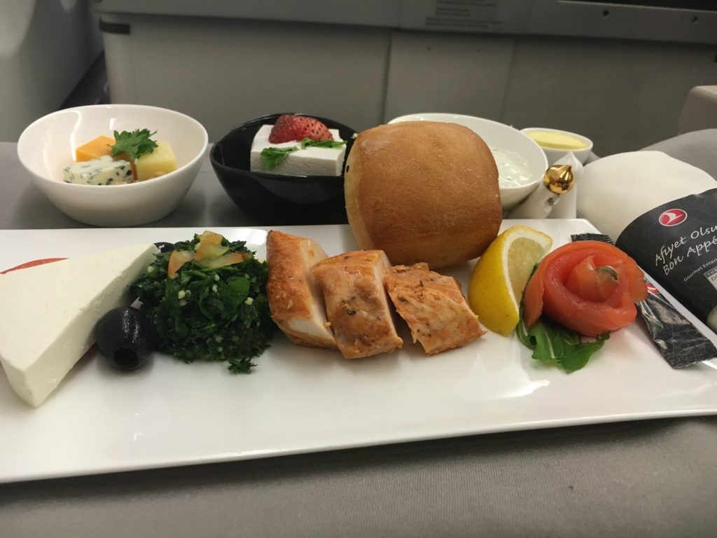 Turkish Airlines Business Class Vorspeisenplatte