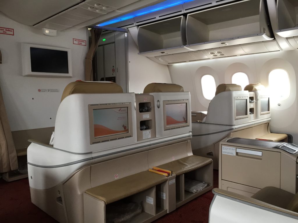 Air India Business Class Sitz