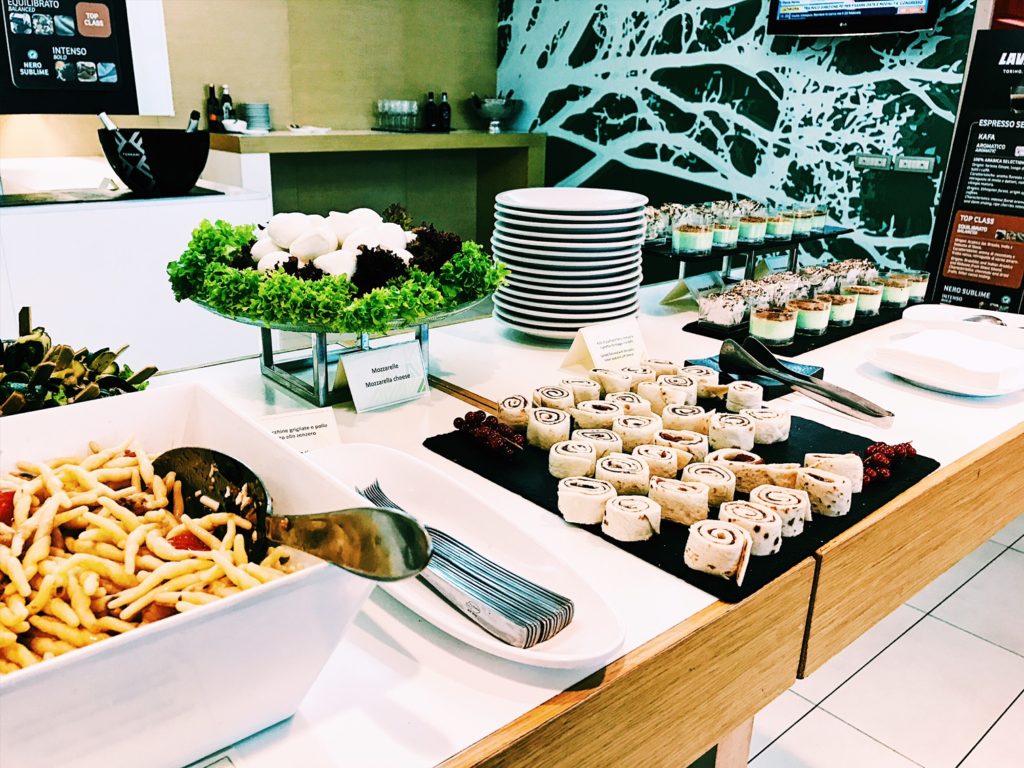 Casa Alitalia Lounge Rom Terminal 3 Catering