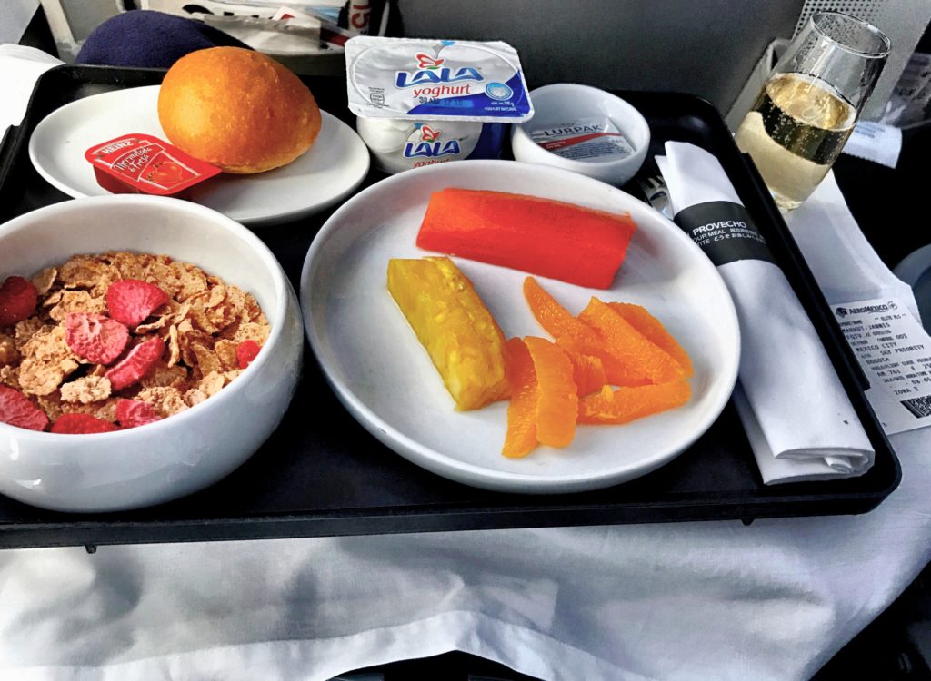Aeromexico Business Class Catering