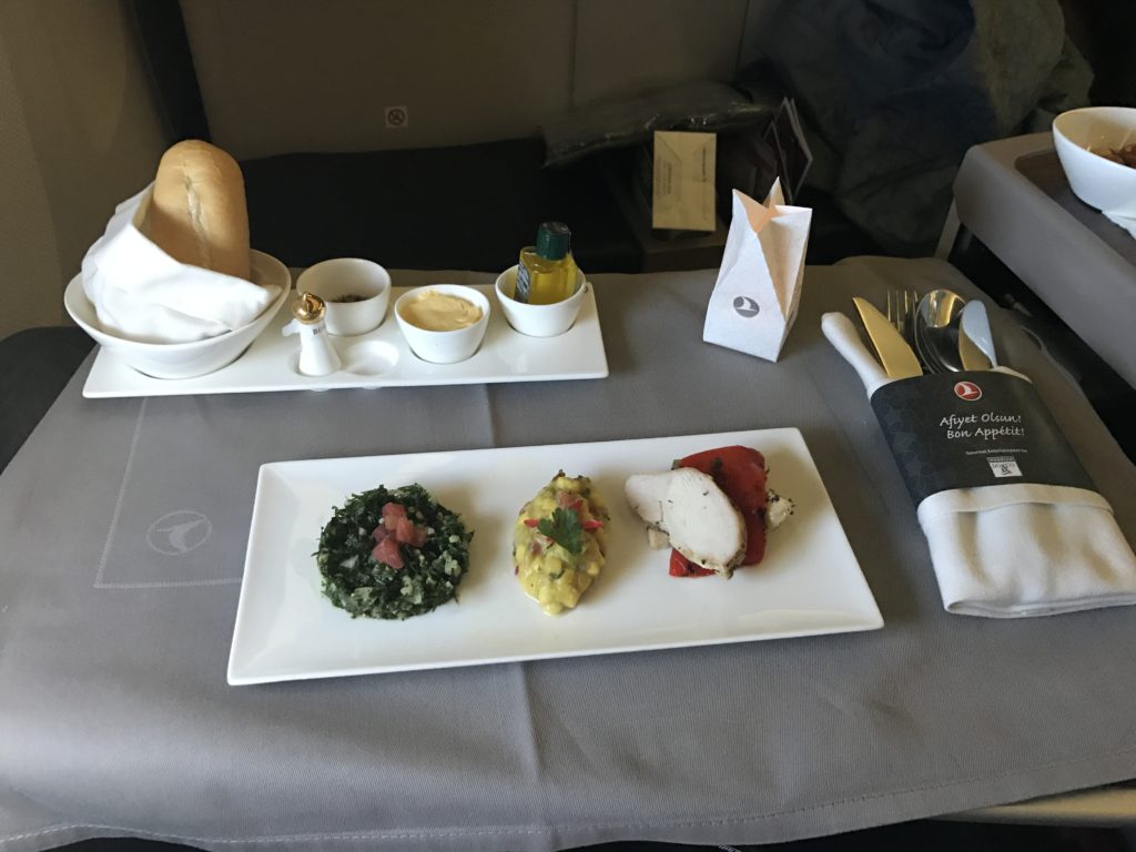 Turkish Airlines Business Class Catering