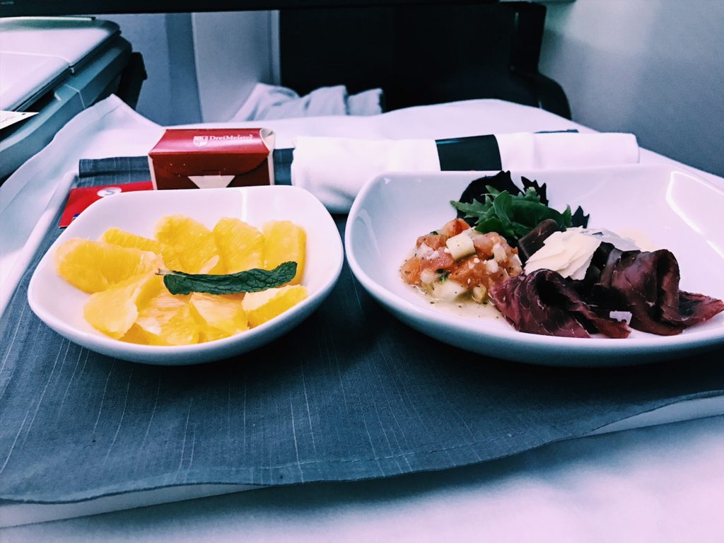 Air Canada Business Class Boeing 777 Snack