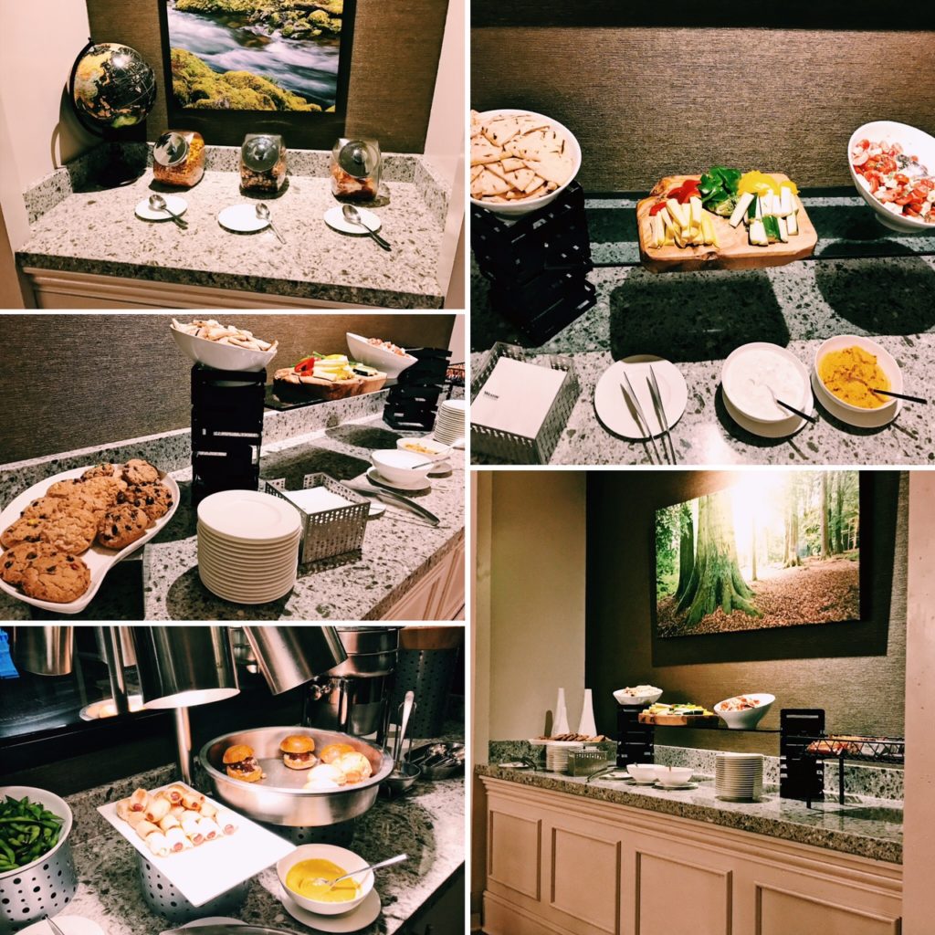 The Westin Chicago River North Executive Lounge Dinner