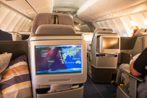 Lufthansa Business Class Boeing 747-8 nach Johannesburg