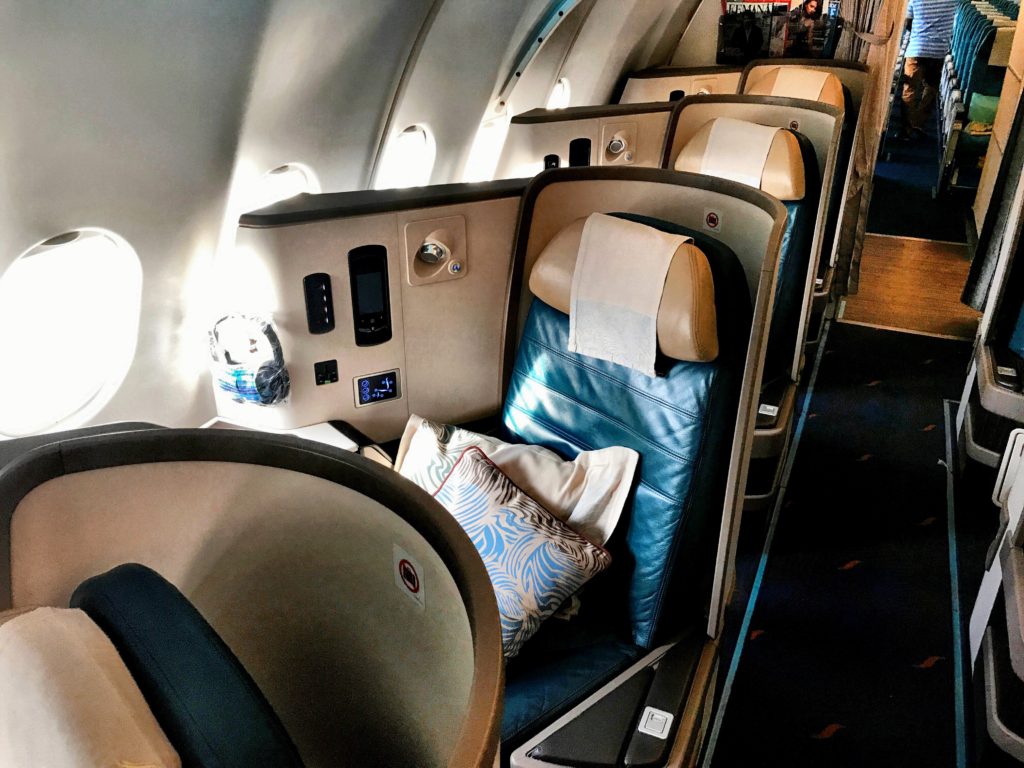 SriLankan Airlines Business Class A330 Sitz