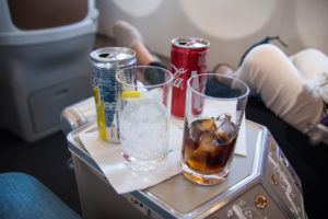 South African Airways Business Class Getränkeservice