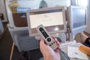 South African Airways Business Class Entertainment System