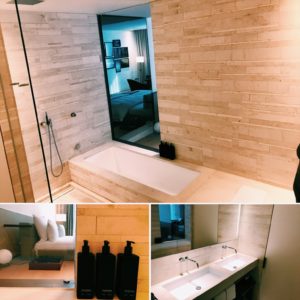 Roomers Baden-Baden Junior Suite Badezimmer