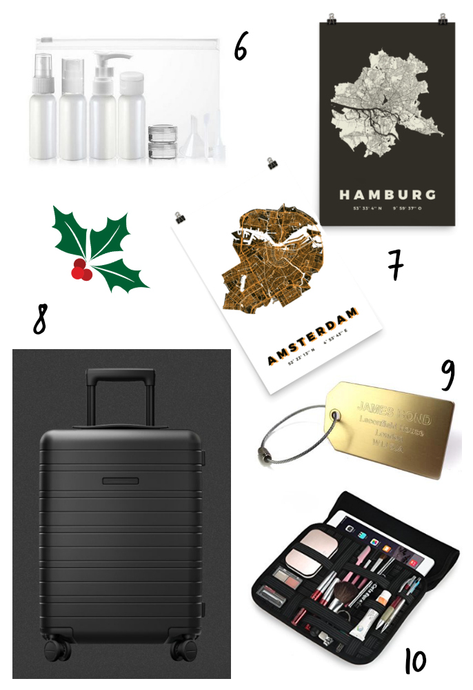 10 Weihnachtsgeschenke für Reisende