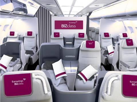 Neue eurowings Business Class