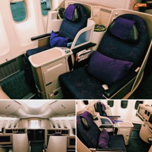 Air China Business Class Sitz