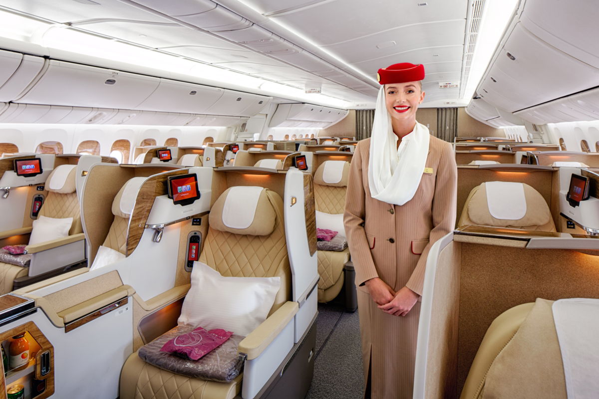 Neue Emirates Boeing 777 200LR Business Class InsideFlyer DE