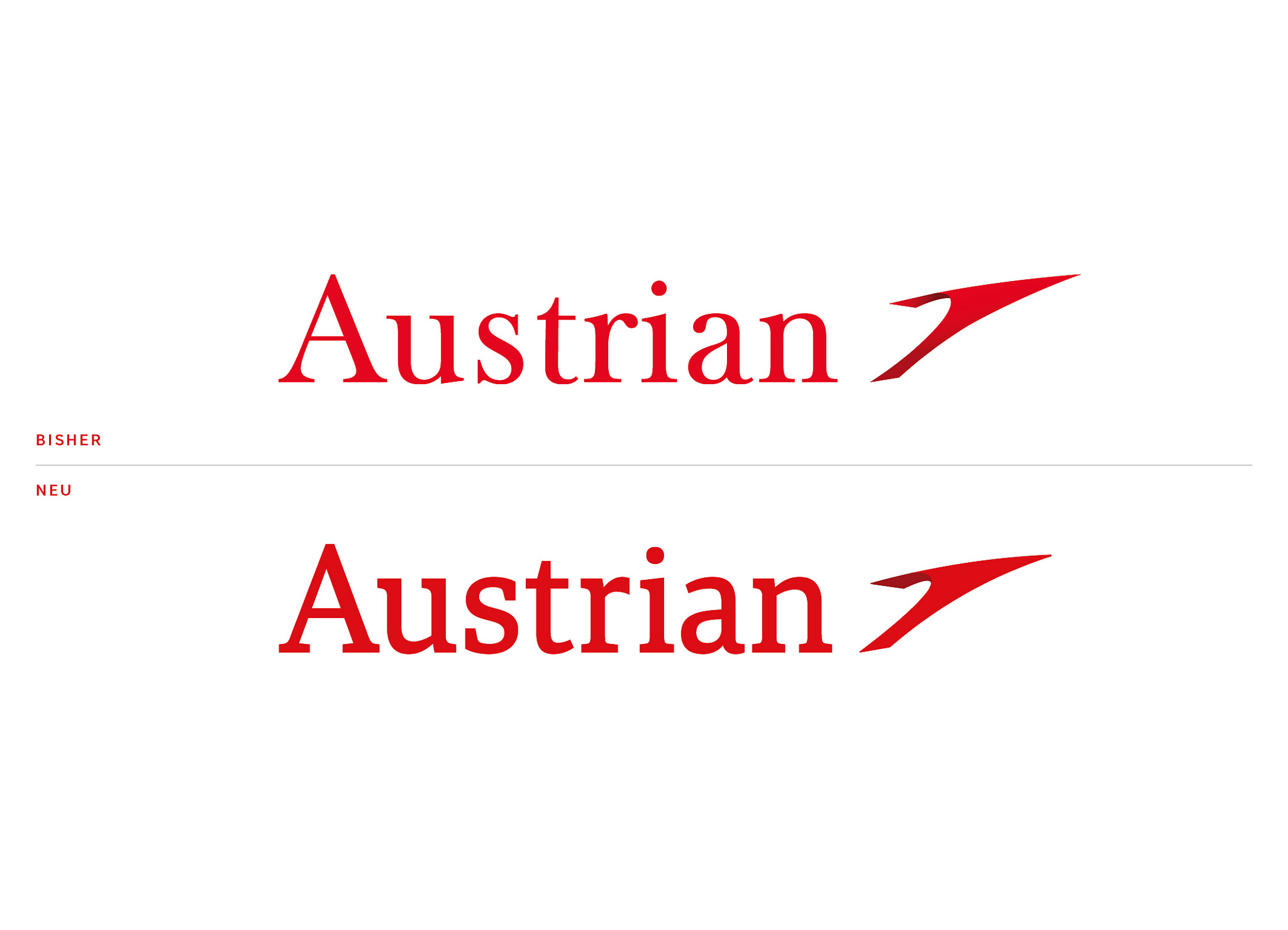 Neuer Markenauftritt bei Austrian Airlines