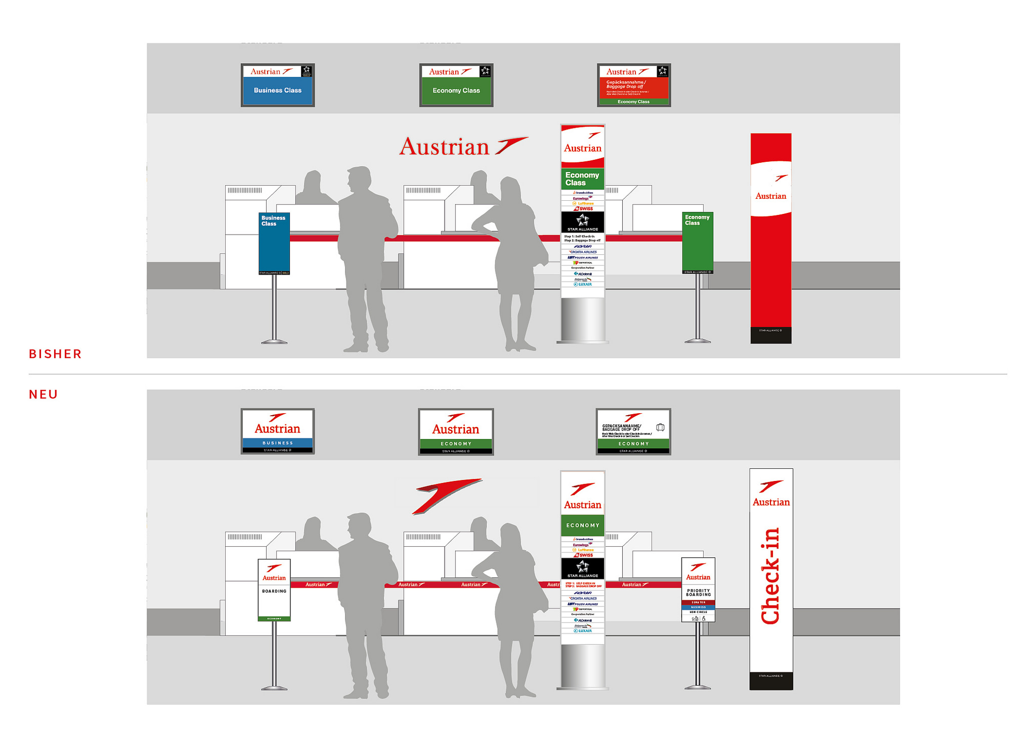 Neuer Markenauftritt bei Austrian Airlines