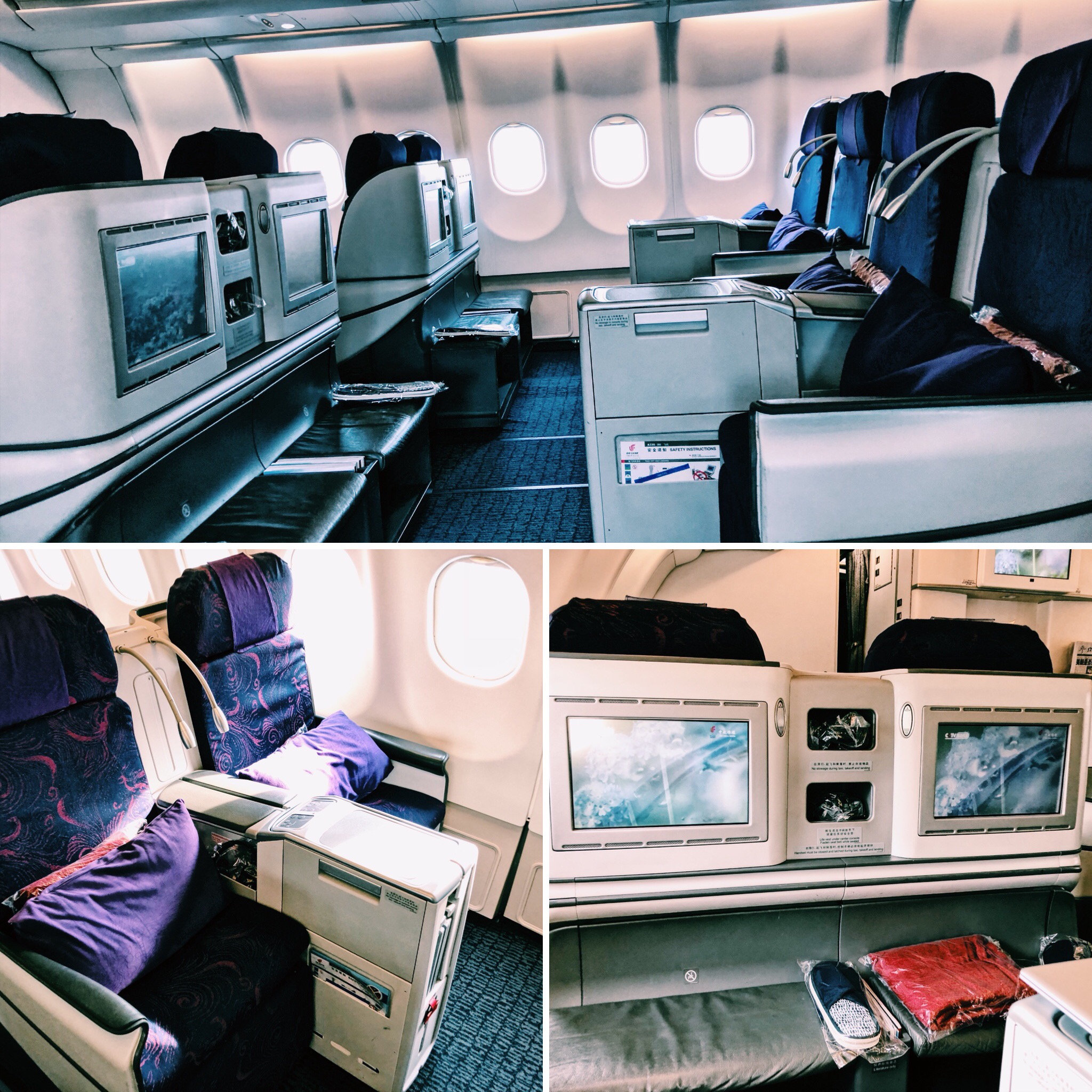 Air China Business Class A330 Sitz